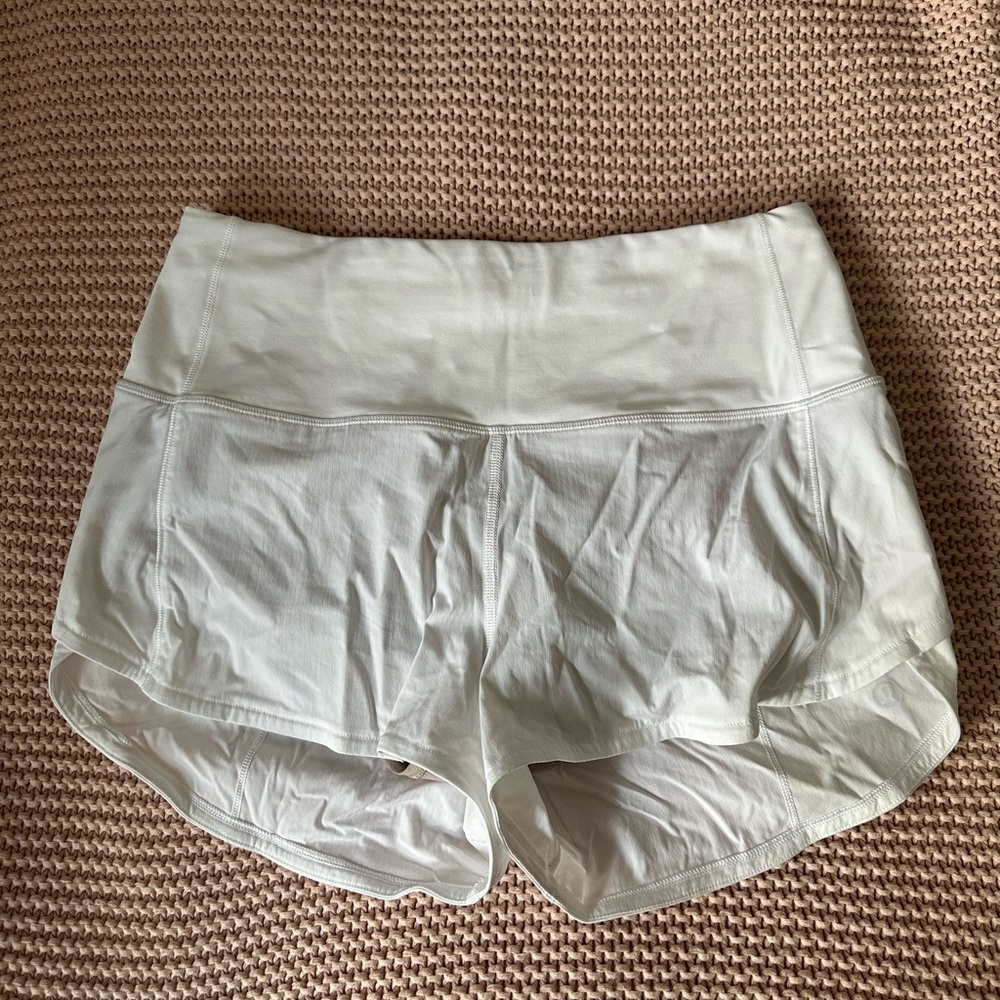 Lululemon Speed Up High-Rise Lined 2.5” White